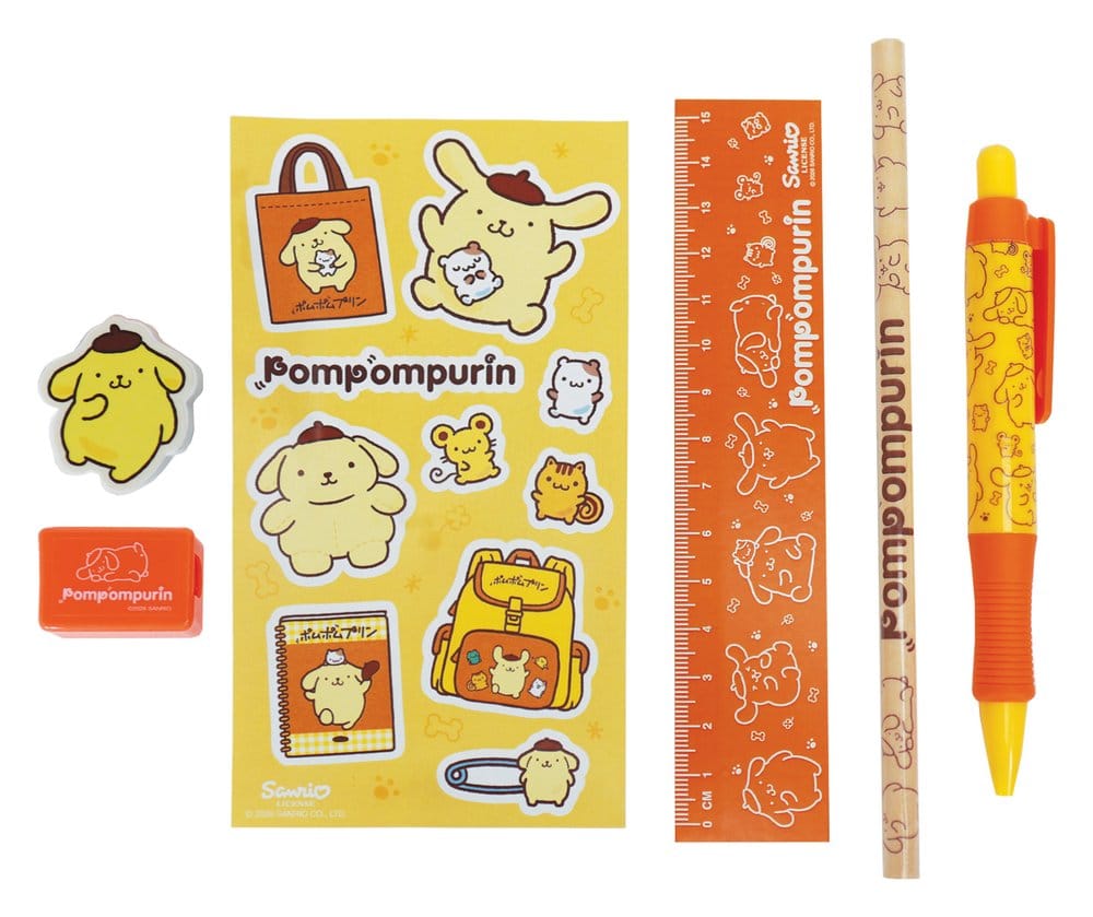 Sanrio pack de 6 Set de Escritura Pompompurin Frikytopia