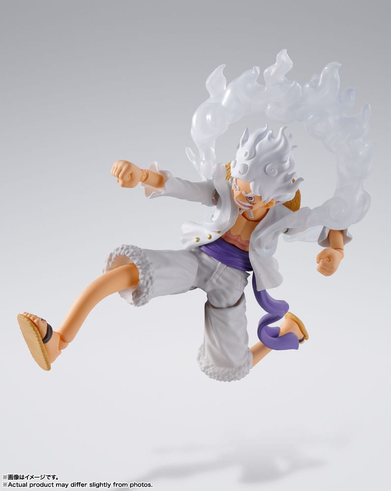 Figura S H figuarts Monkey D Luffy Gear 5 One Piece 15 5cm