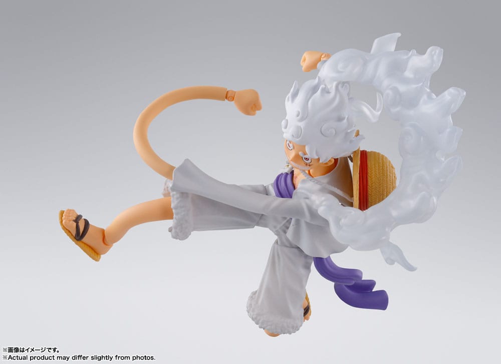 Figura S H figuarts Monkey D Luffy Gear 5 One Piece 15 5cm