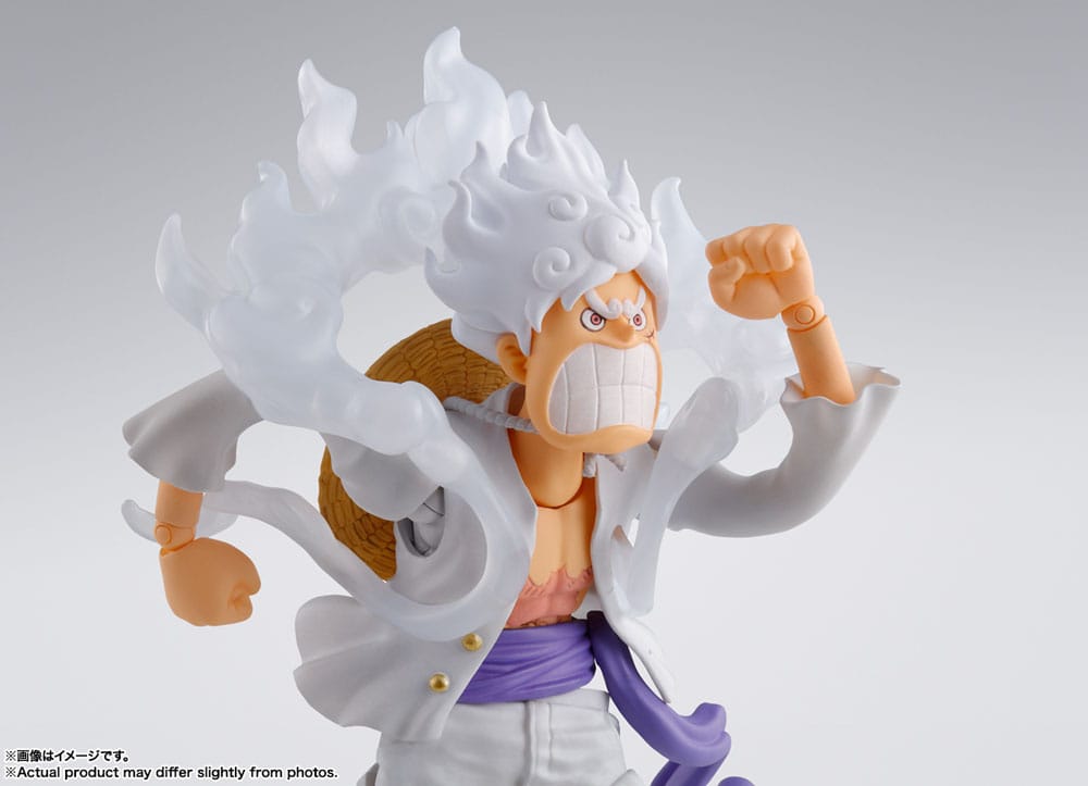 Figura S H figuarts Monkey D Luffy Gear 5 One Piece 15 5cm