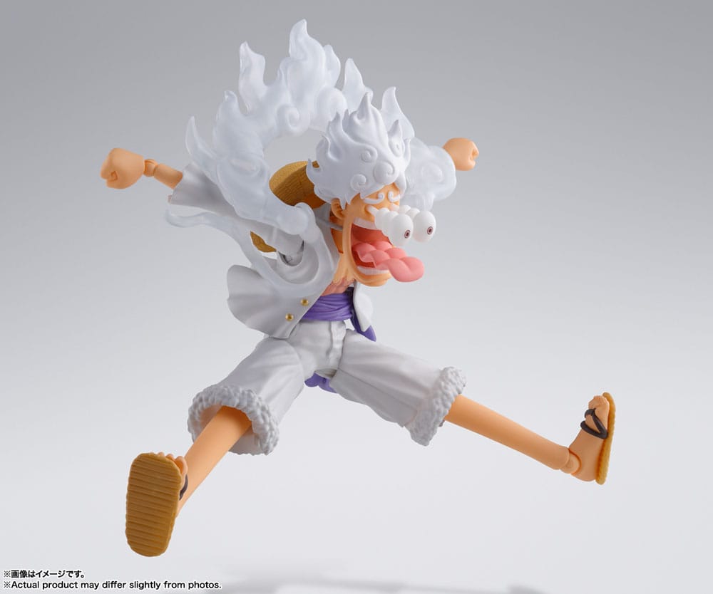 Figura S H figuarts Monkey D Luffy Gear 5 One Piece 15 5cm