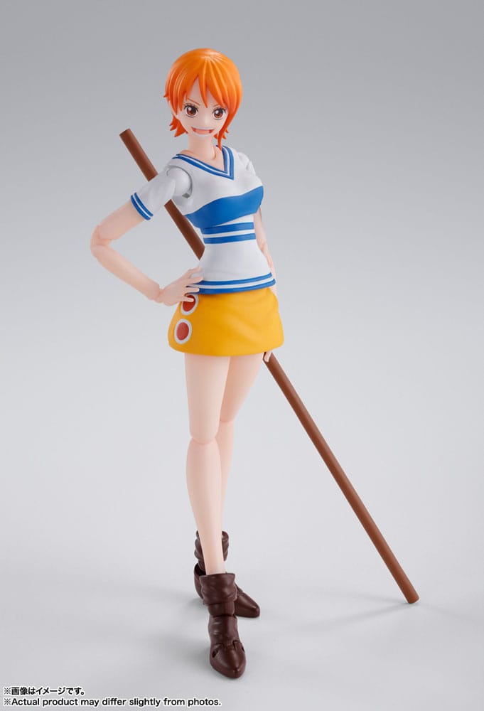 Figura tamashii nations nami romance dawn 14cm one piece sh figuarts
