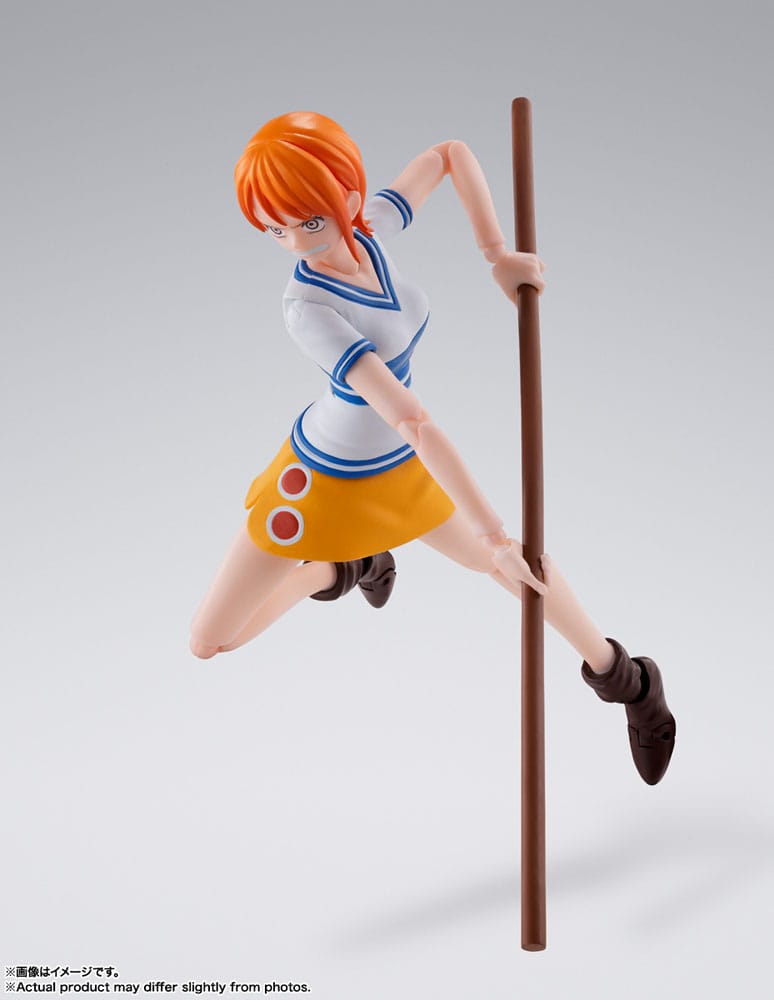 Figura tamashii nations nami romance dawn 14cm one piece sh figuarts