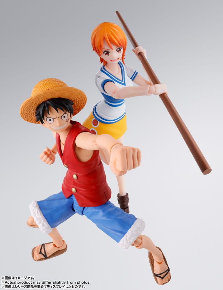 Figura tamashii nations nami romance dawn 14cm one piece sh figuarts
