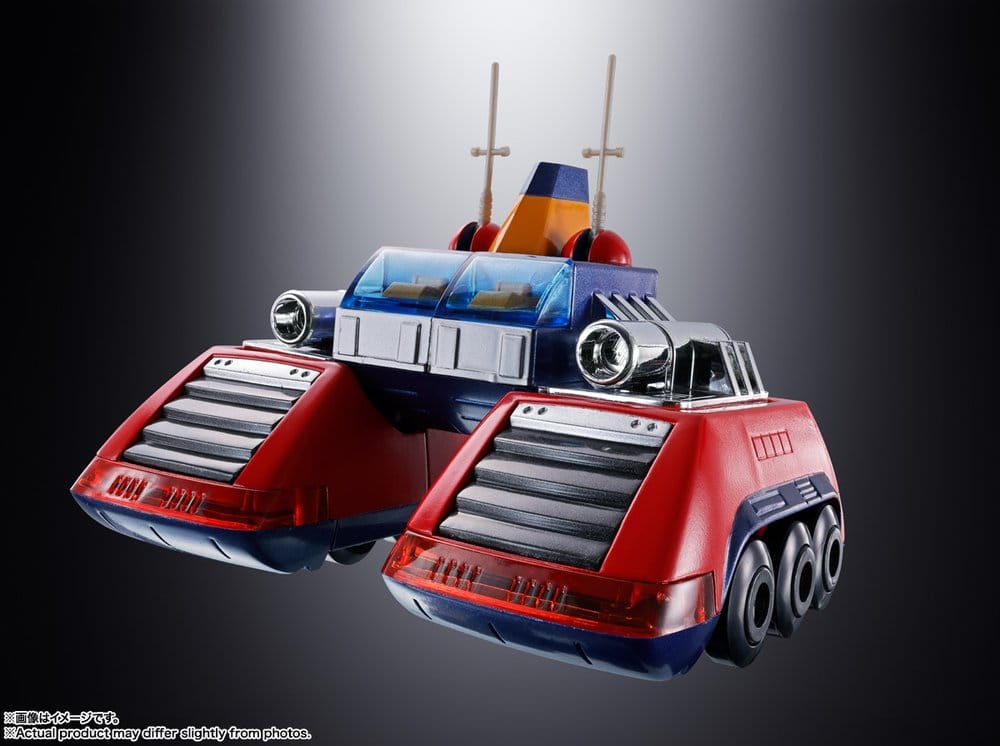 Super Electromagnetic Machine Voltes V Figura Diecast Soul of Chogokin GX-31SP Chodenji Machine Voltes V Chogokin 50th Ver. 25 cm