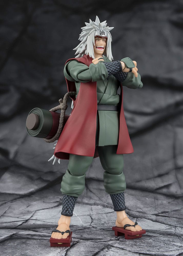Naruto Figura S.H.Figuarts Jiraiya Hidden Leaf Heroic Master Sage (Sage Mode Set) 17 cm