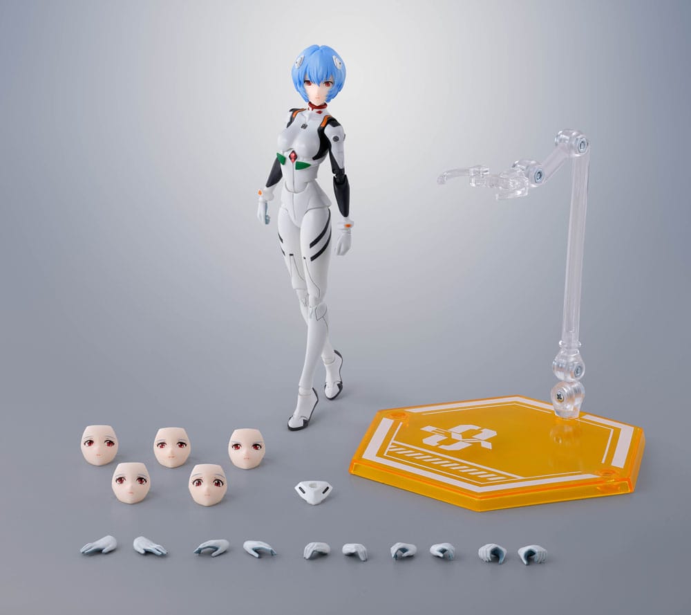 Y5figura tamashii nations s.h. figuarts evangelion rei ayanami