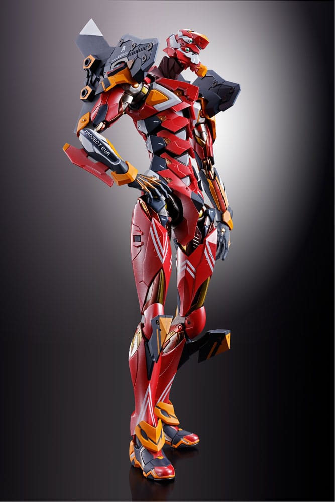 Neon Genesis Evangelion Figura Diecast Metal Build Eva Production Model-02 30th with the Spear of Cassius 22 cm Frikytopia
