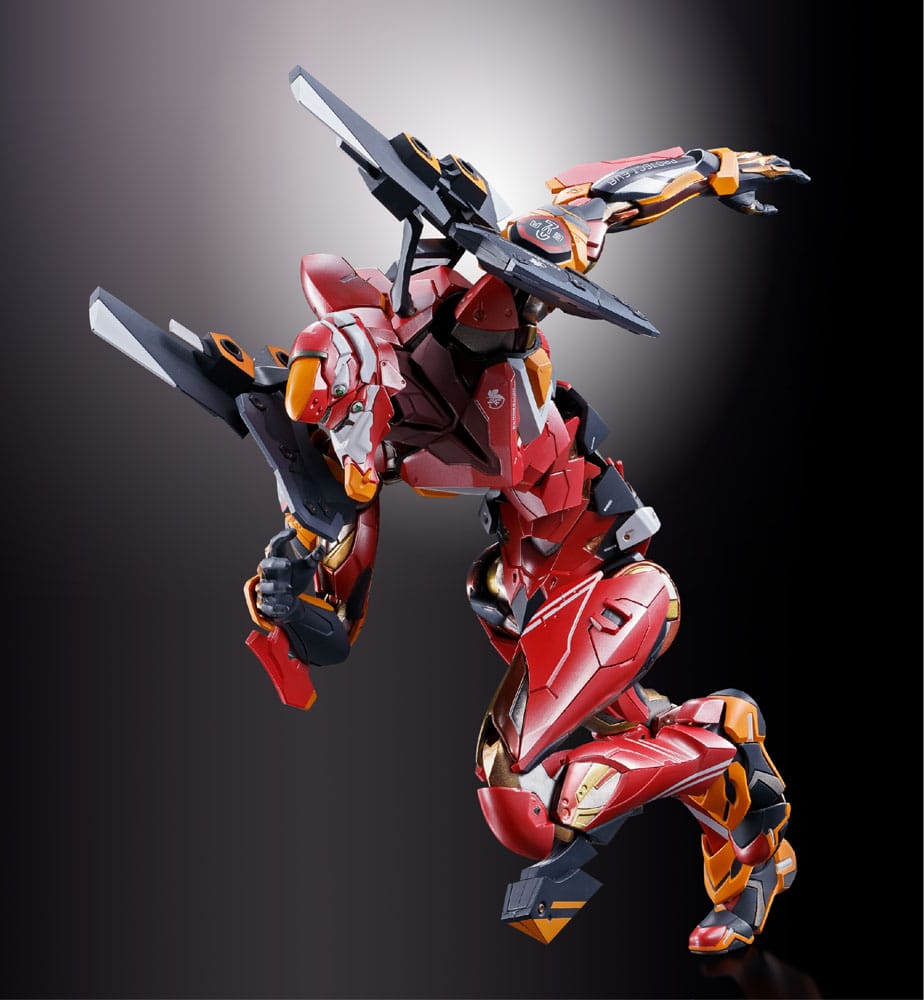Neon Genesis Evangelion Figura Diecast Metal Build Eva Production Model-02 30th with the Spear of Cassius 22 cm