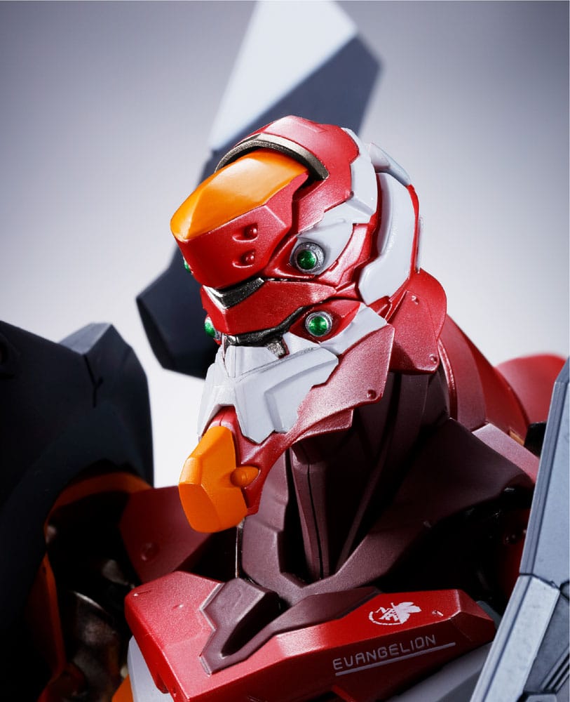 Neon Genesis Evangelion Figura Diecast Metal Build Eva Production Model-02 30th with the Spear of Cassius 22 cm