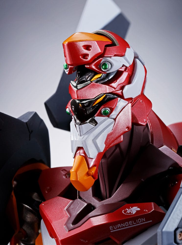 Neon Genesis Evangelion Figura Diecast Metal Build Eva Production Model-02 30th with the Spear of Cassius 22 cm