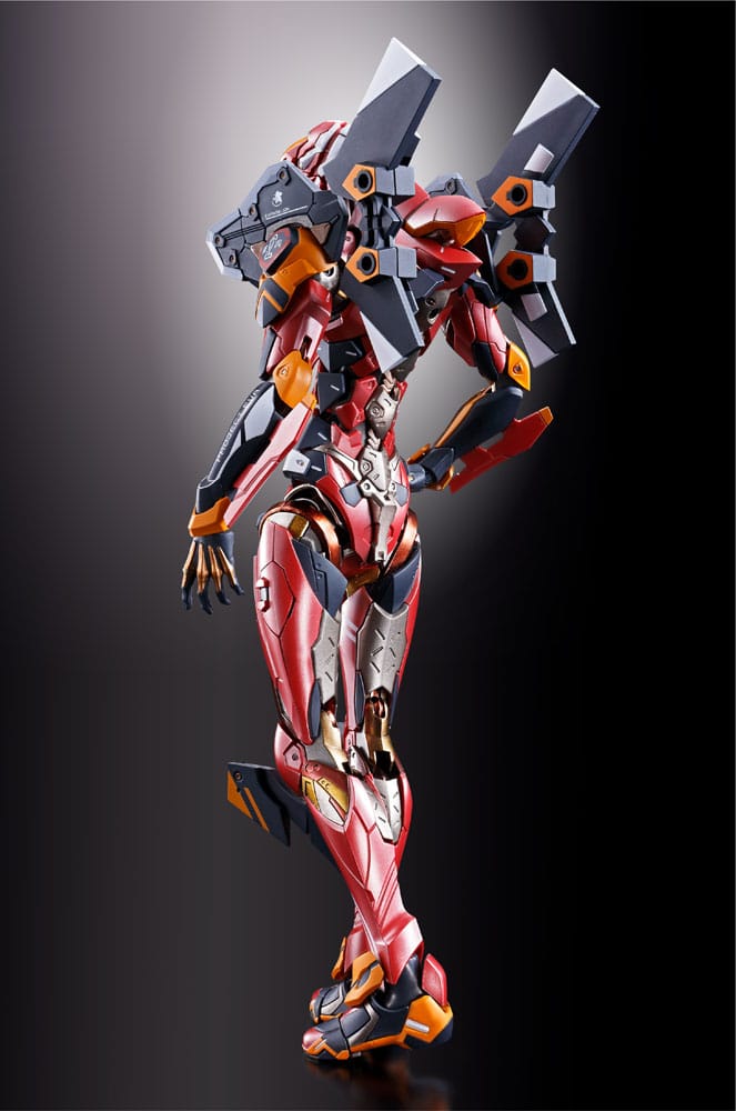 Neon Genesis Evangelion Figura Diecast Metal Build Eva Production Model-02 30th with the Spear of Cassius 22 cm