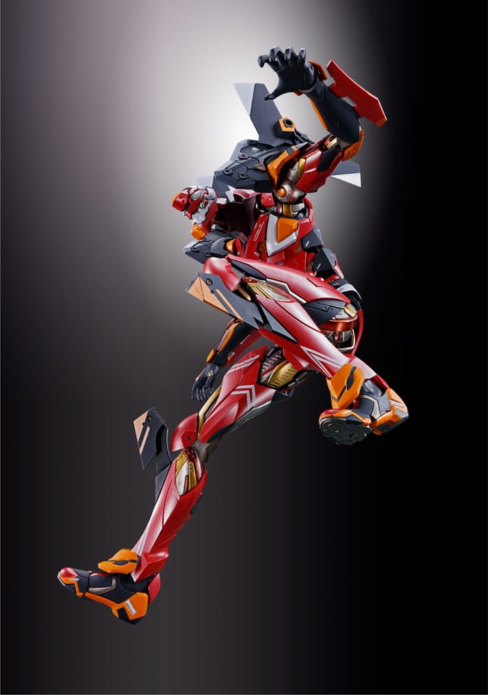 Neon Genesis Evangelion Figura Diecast Metal Build Eva Production Model-02 30th with the Spear of Cassius 22 cm