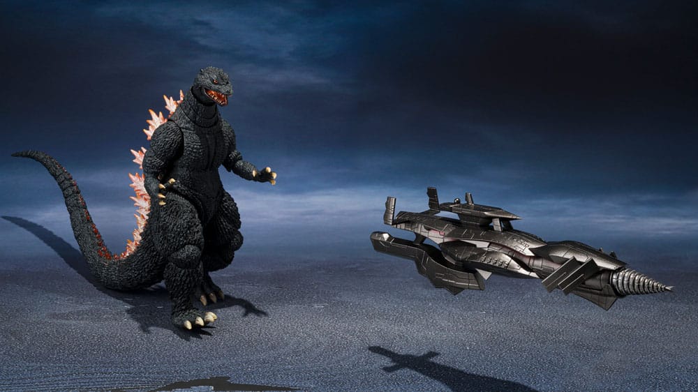 Godzilla: Final Wars Figura S.H.MonsterArts Godzilla Heat Ray Ver. vs. New Gotengo 16 cm