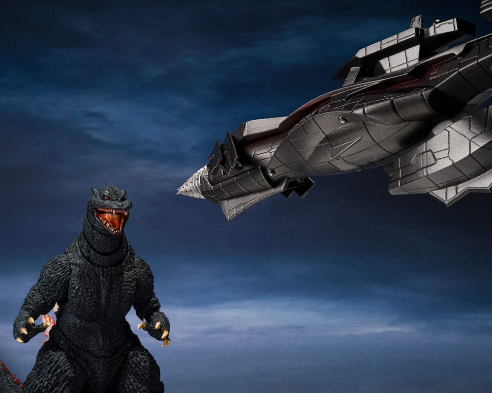 Godzilla: Final Wars Figura S.H.MonsterArts Godzilla Heat Ray Ver. vs. New Gotengo 16 cm