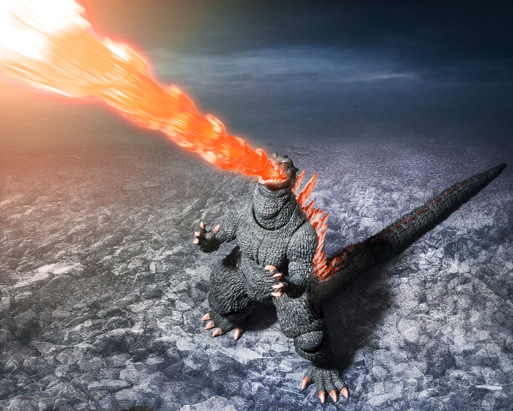 Godzilla: Final Wars Figura S.H.MonsterArts Godzilla Heat Ray Ver. vs. New Gotengo 16 cm