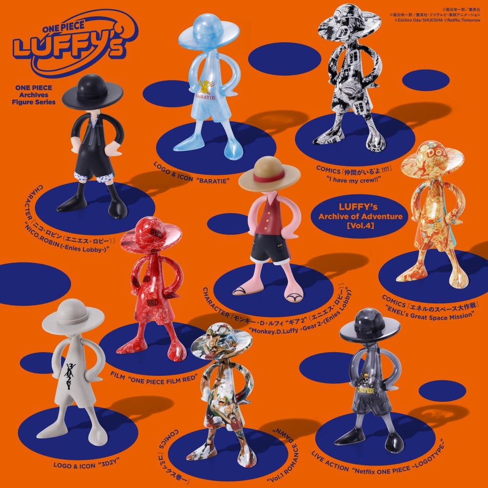 One Piece Luffy's Archive of Adventure Figura Mini Blind Box Surtido (10)