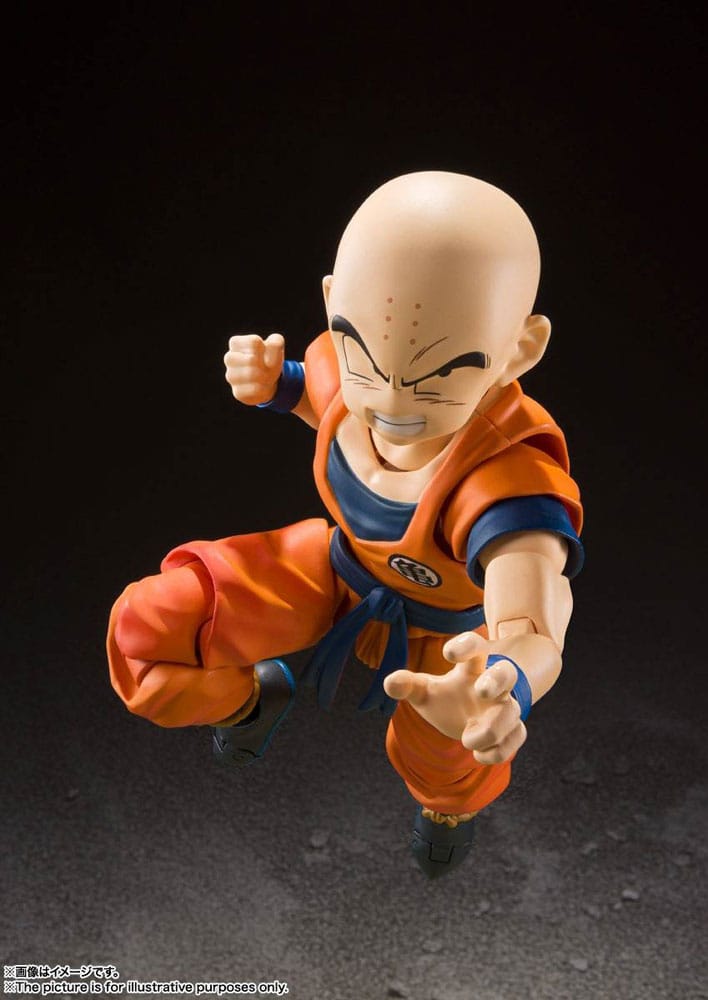Dragon Ball Z Figura S.H. Figuarts Krillin-Earth's Strongest Man 17 cm Frikytopia