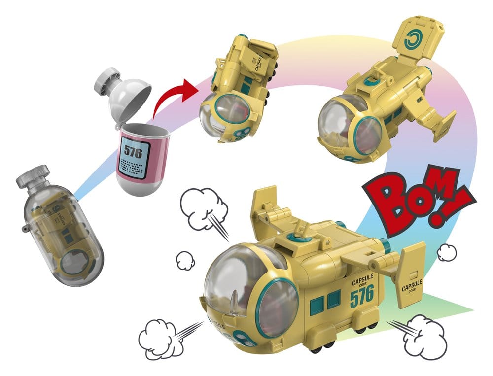 Dragon Ball Z Figura Changearts Hoi-Poi Cápsula No. 576 Bulma's Airplane 8 cm