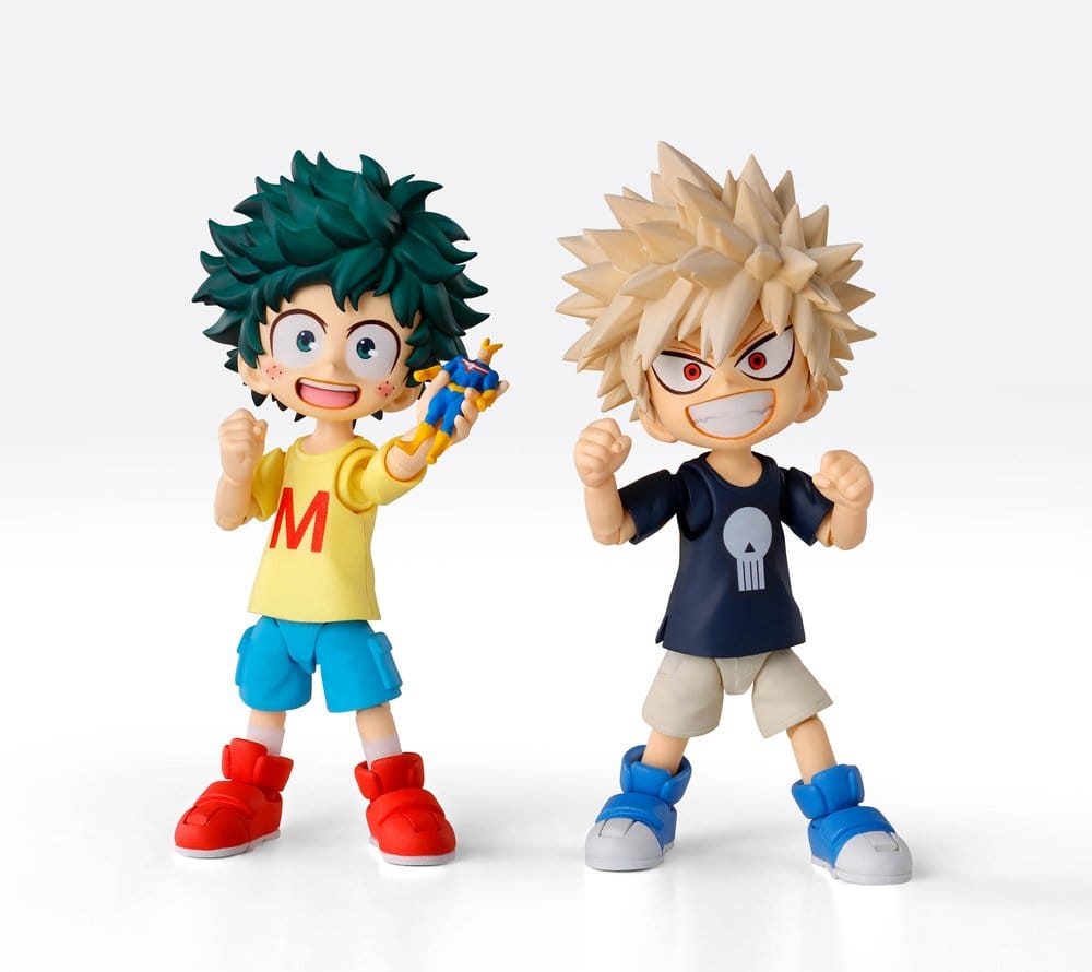 My Hero Academia Figura S.H.Figuarts Izuku Midoriya & Katsuki Bakugo -Childhood Set- 9 cm