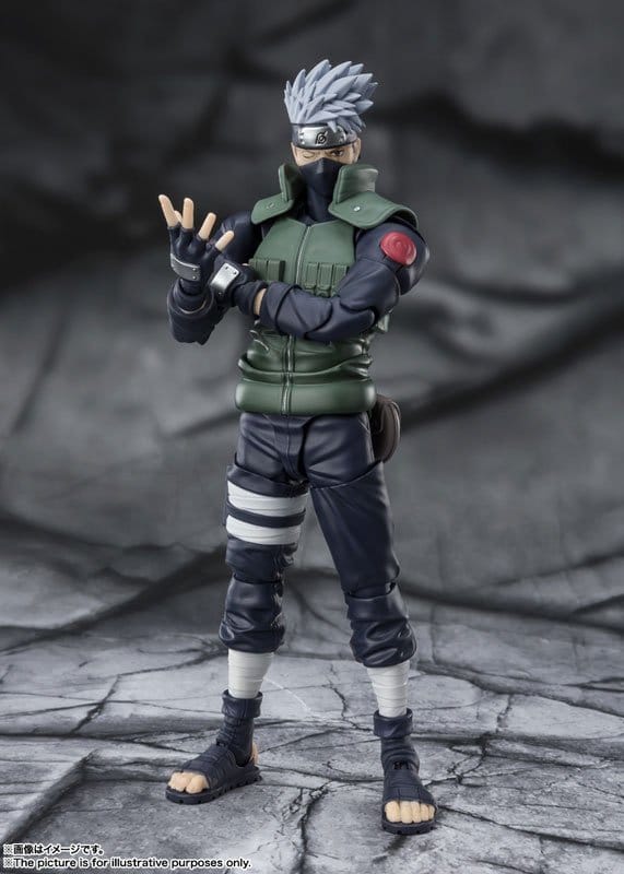 Naruto Figura S.H.Figuarts Kakashi Hatake -The famed Sharingan Hero- 16 cm