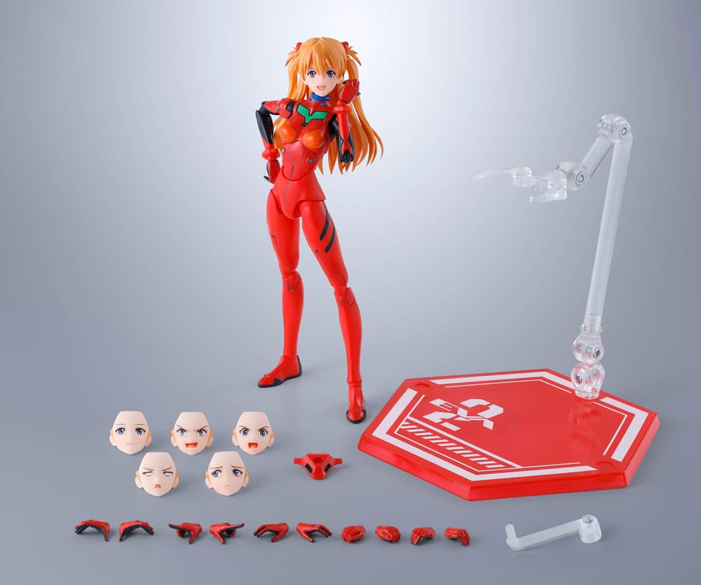 Figura tamashii nations s.h. figuarts evangelion asuka shikinami langley