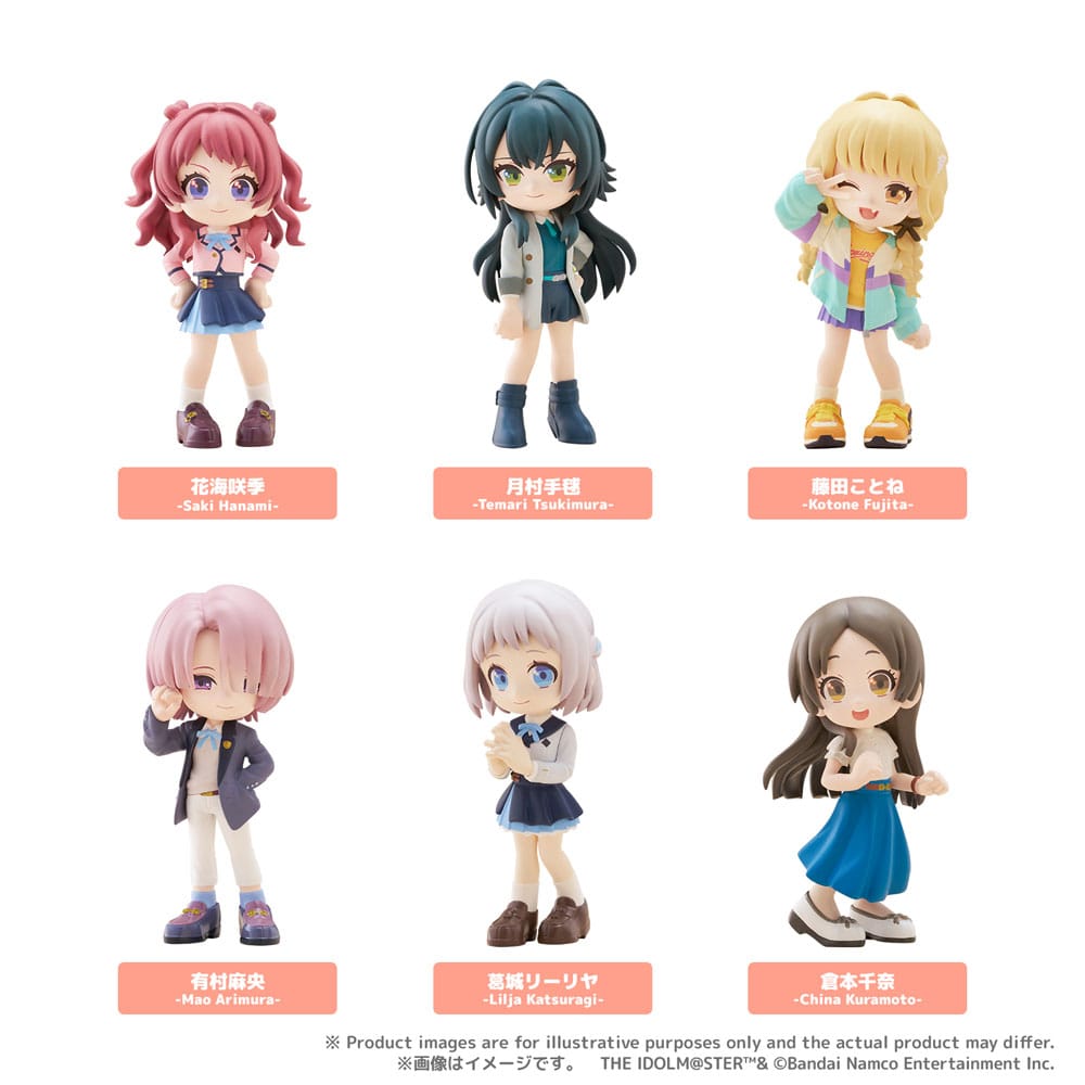 Gakuen Idolmaster mini figuras Cajas Sorpresa PalVerse Vol. 1 9 cm Surtido (6)