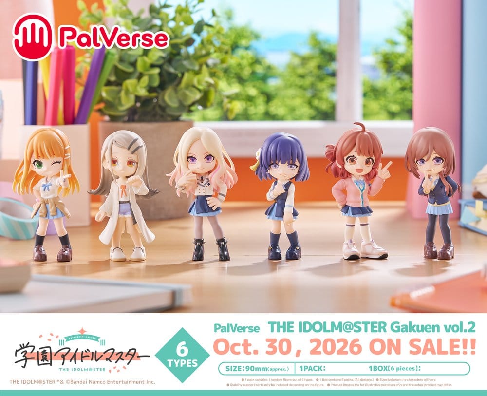 The Idolmaster PalVerse Figuras Mini vol.2 Blind Box Expositor (6)