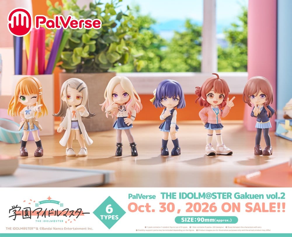 The Idolmaster PalVerse Figuras Mini vol.2 Blind Box Expositor (6)