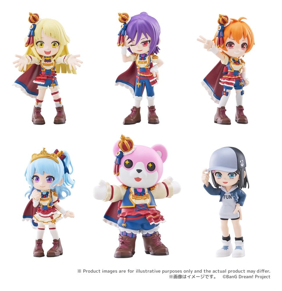 BanG Dream! Figuras Mini PalVerse Hello, Happy World! Cajas Sorpresas Expositor (6)