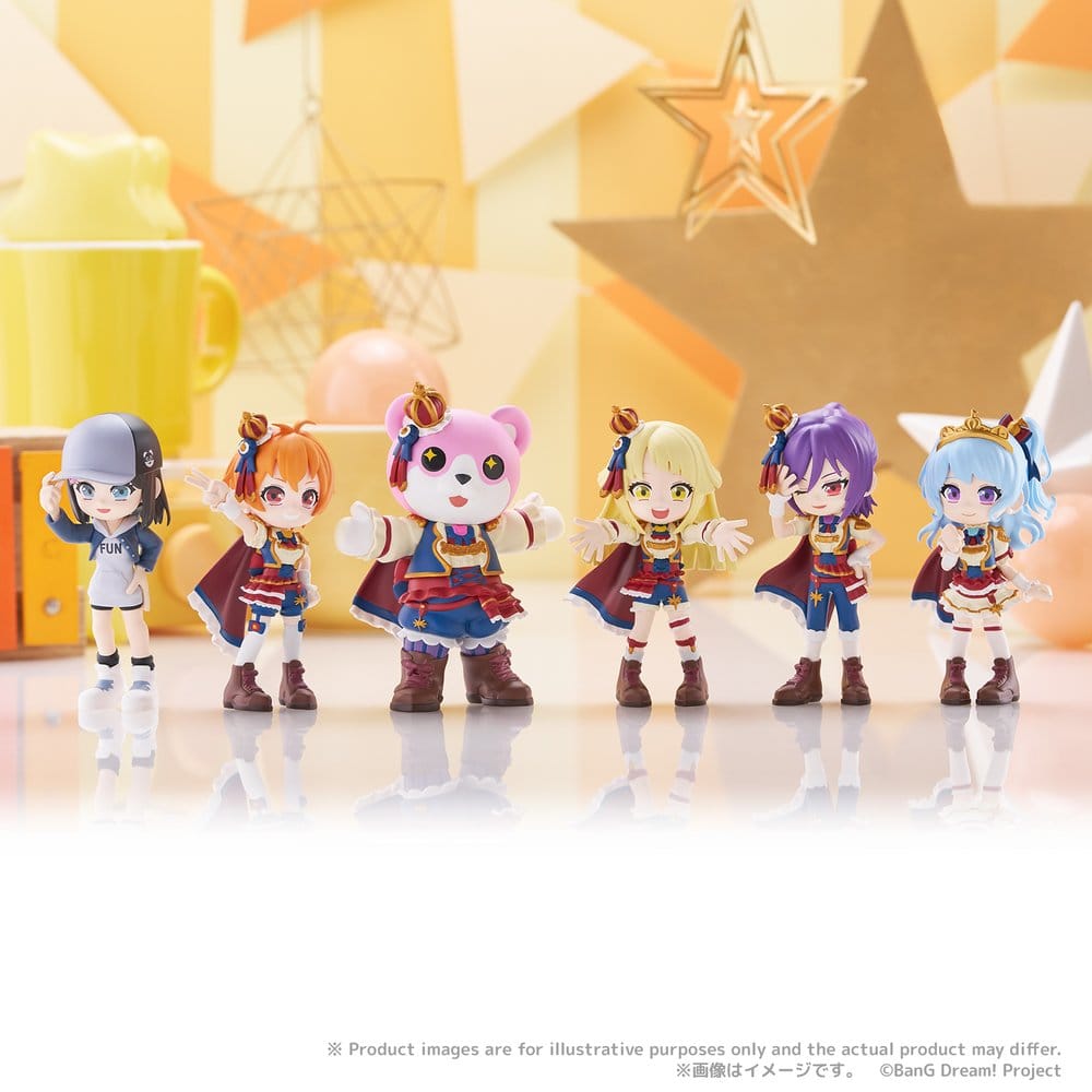 BanG Dream! Figuras Mini PalVerse Hello, Happy World! Cajas Sorpresas Expositor (6)