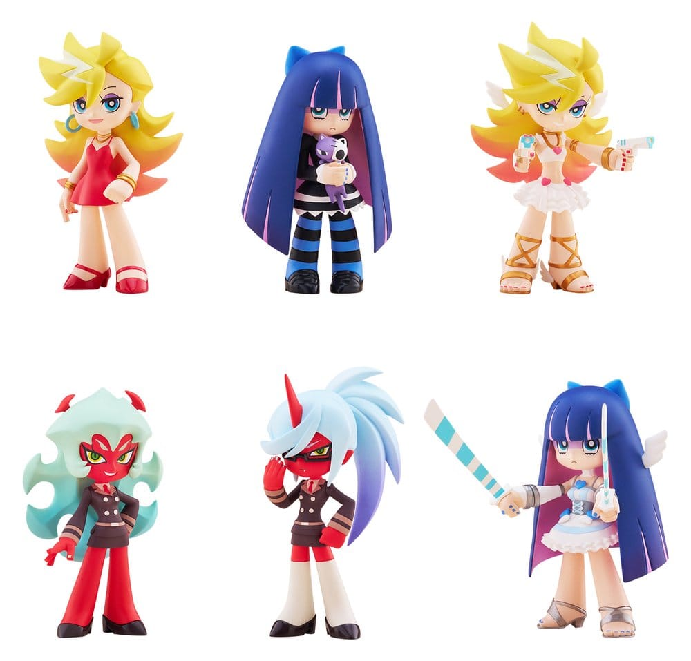Panty & Stocking with Garterbelt PalVerse Figuras Mini New Blind Box Expositor (6) Frikytopia