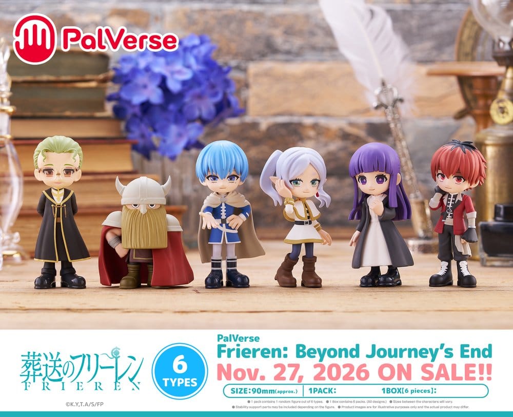 Frieren: Beyond Journey's End PalVerse Figuras Mini Blind Box Expositor (6)