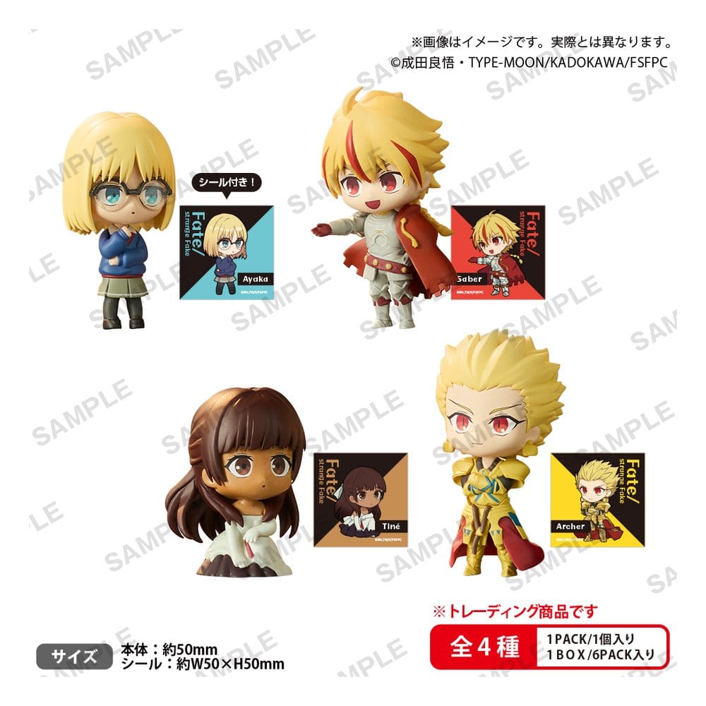 Fate/strange Fake The Box Figuras Mini Rich Blind Box Expositor (6) Frikytopia
