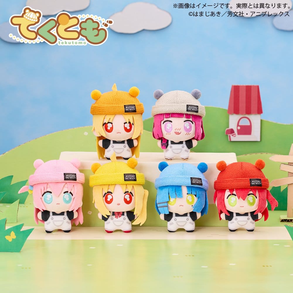 Bocchi the Rock! tekutomo Plush Keychain Cajas Sorpresas Expositor (6)