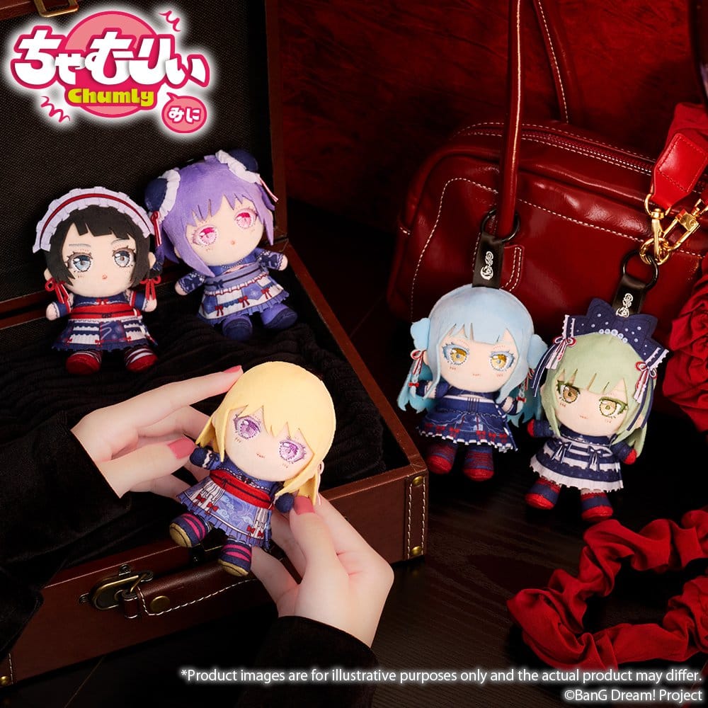 BanG Dream! Chamuri Mini Llavero de Peluche Ave Mujica Senbi Toryo Ver. Doloris 10 cm
