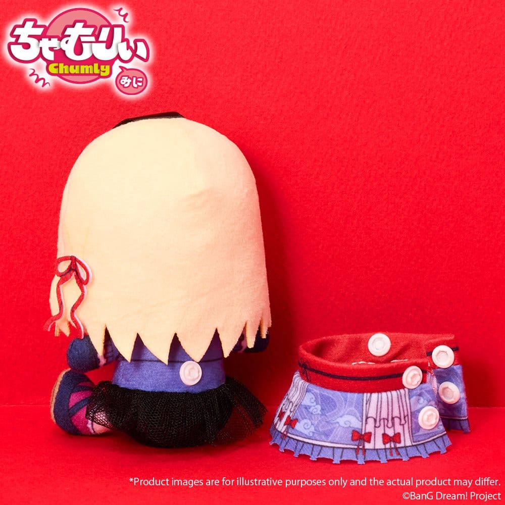 BanG Dream! Chamuri Mini Llavero de Peluche Ave Mujica Senbi Toryo Ver. Timoris 10 cm