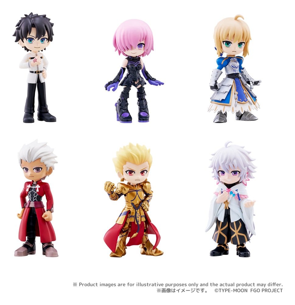 Fate/Grand Order PalVerse Figuras Mini vol.1 Blind Box Expositor (6) Frikytopia
