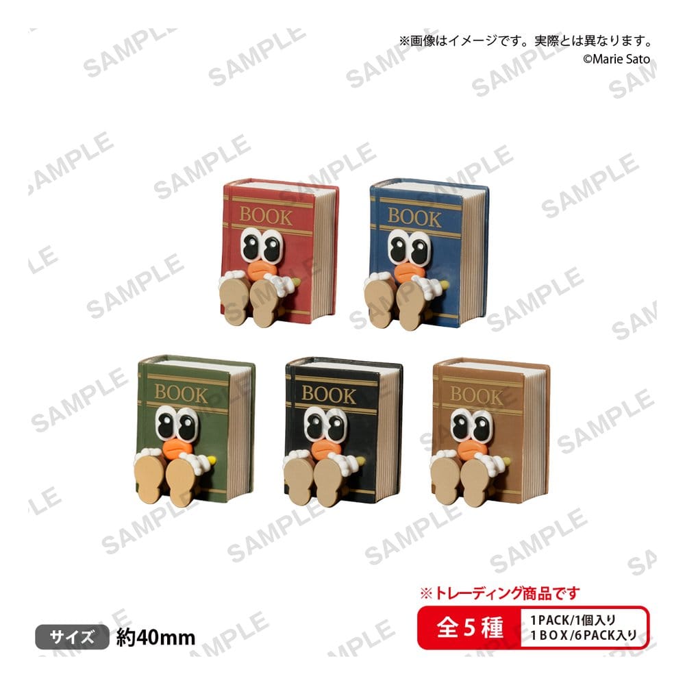 Osuwari-chan The Box Figuras Mini Book Blind Box Expositor (6)