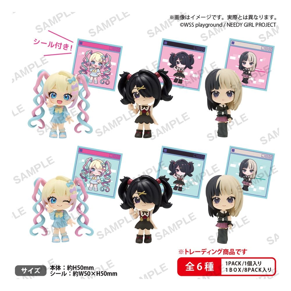 Needy Girl Overdose The Box Rich Figuras Mini Collection Figure Cajas Sorpresas Expositor (8) Frikytopia