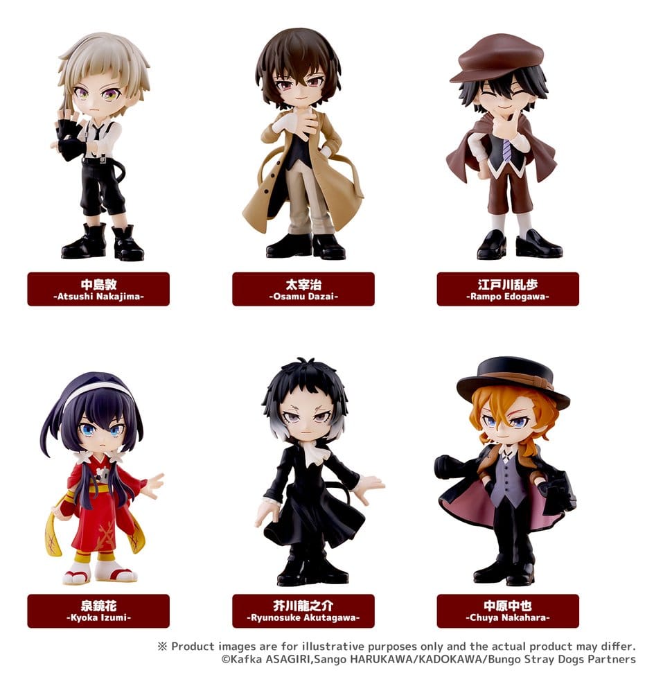 Bungo Stray Dogs PalVerse Figuras Mini Cajas Sorpresas Expositor (6)