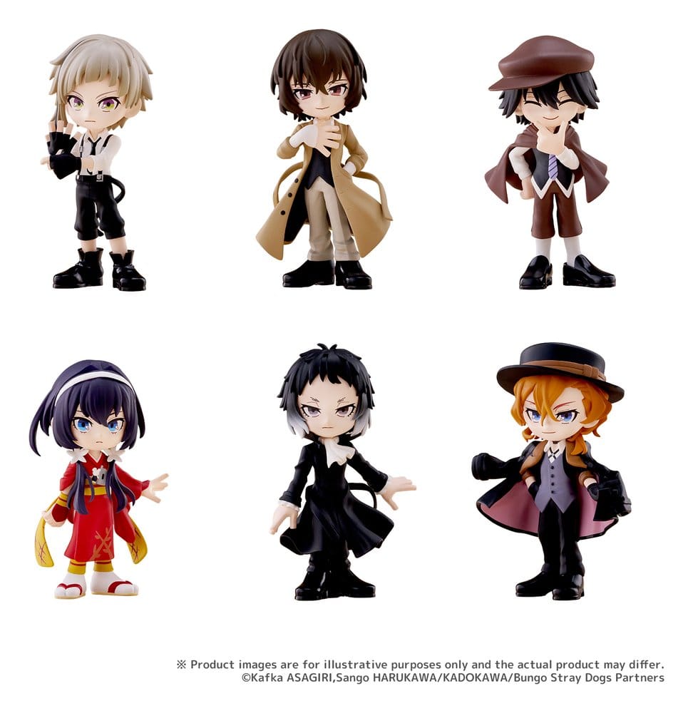 Bungo Stray Dogs PalVerse Figuras Mini Cajas Sorpresas Expositor (6)