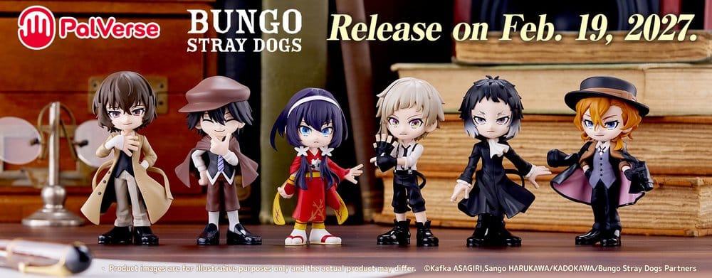 Bungo Stray Dogs PalVerse Figuras Mini Cajas Sorpresas Expositor (6)
