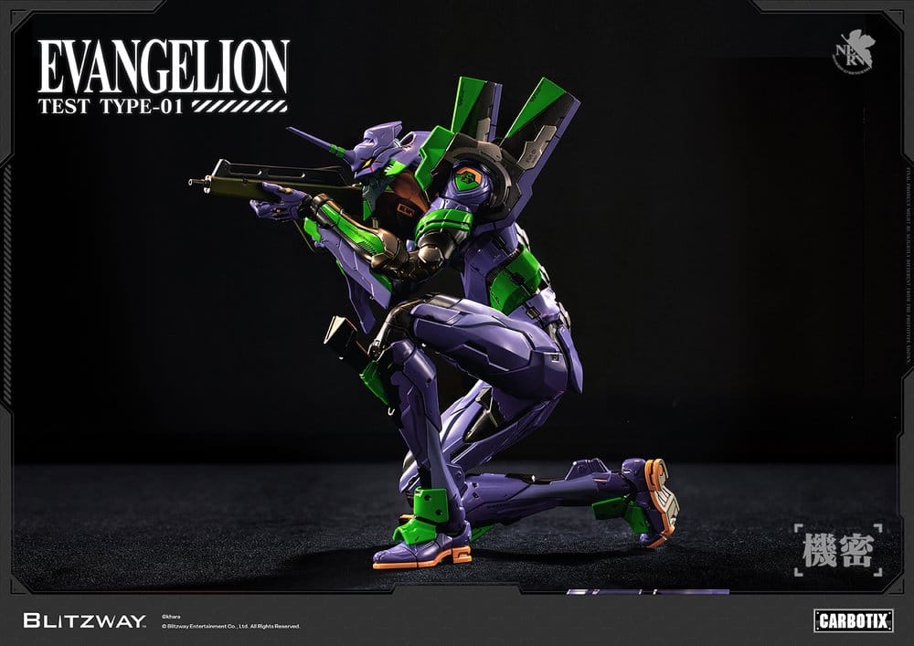Evangelion Carbotix Figura Evangelion Unit-01 Test Type (Standard Ver.) 33 cm