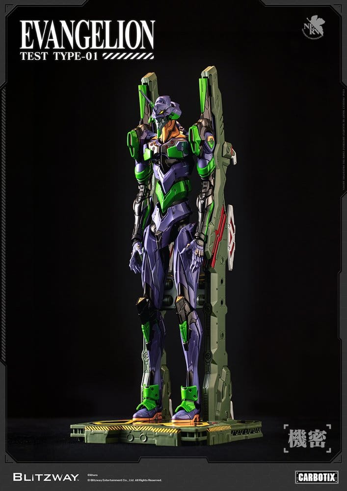 Evangelion Carbotix Figura Evangelion Unit-01 Test Type (Standard Ver.) 33 cm