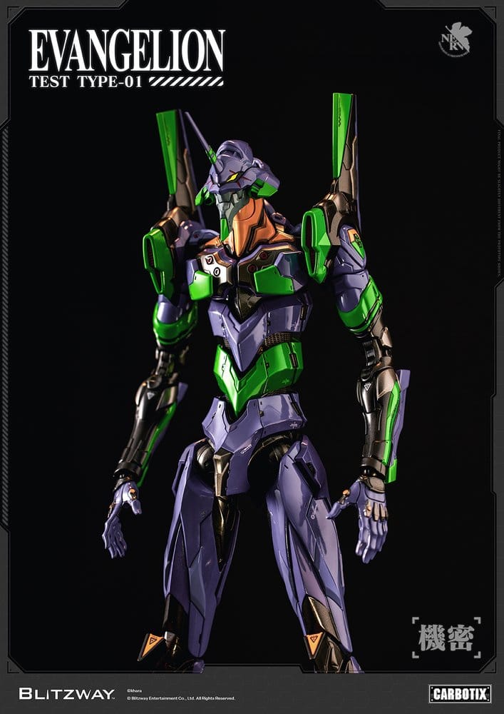 Evangelion Carbotix Figura Evangelion Unit-01 Test Type (Standard Ver.) 33 cm