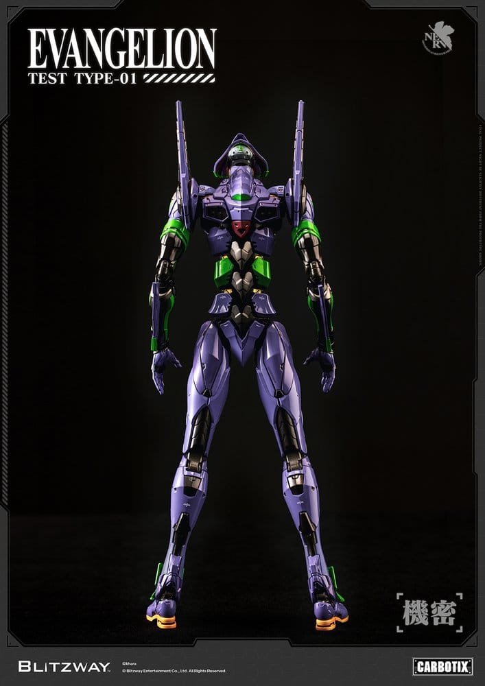 Evangelion Carbotix Figura Evangelion Unit-01 Test Type (Standard Ver.) 33 cm