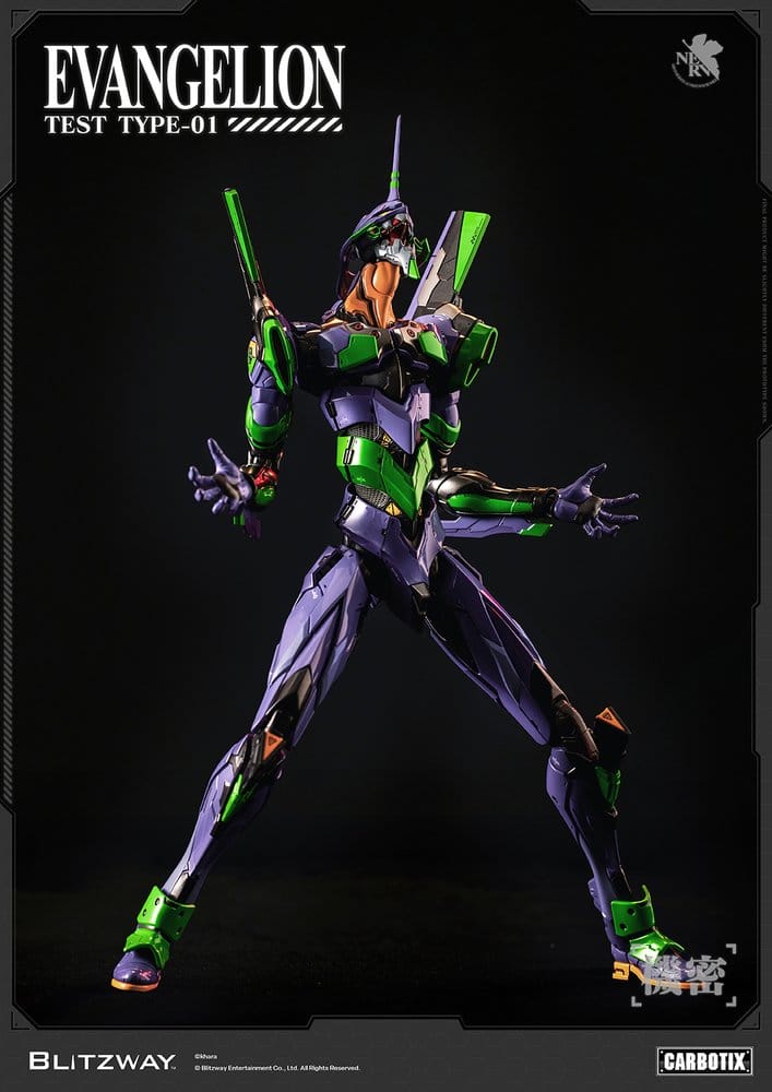 Evangelion Carbotix Figura Evangelion Unit-01 Test Type (Standard Ver.) 33 cm