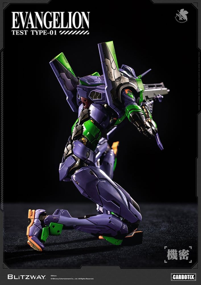 Evangelion Carbotix Figura Evangelion Unit-01 Test Type (Standard Ver.) 33 cm