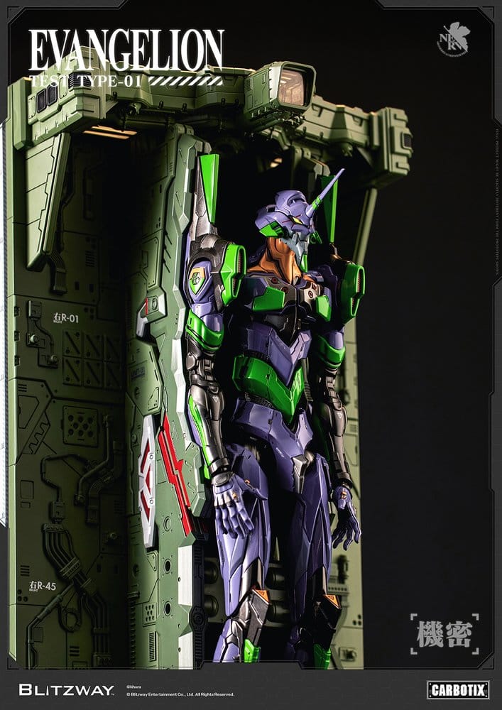 Evangelion Carbotix Figura Evangelion Unit-01 Test Type (DX Ver.) 33 cm